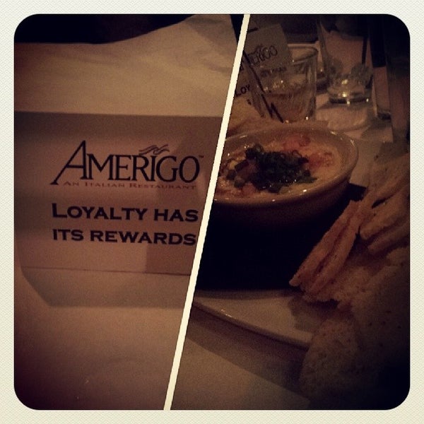 2/9/2014 tarihinde T M.ziyaretçi tarafından Amerigo Restaurant'de çekilen fotoğraf