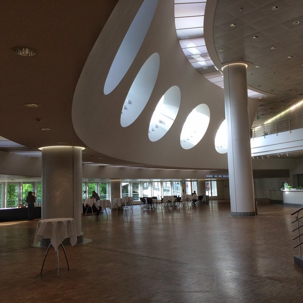 Photo taken at Congress Center Basel by Simon G. on 5/8/2015