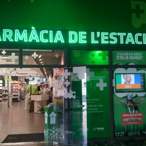 Farmacia de la Estación de Sants Sants Vestíbulo de la Estación de Sants Farmacia de la Estación de Sants Sants Vestíbulo de la Estación de Sants