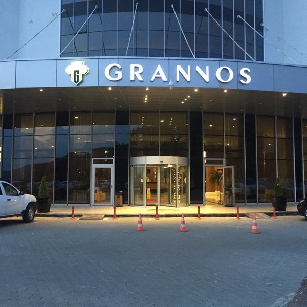 Photo taken at Grannos Thermal &amp; Convention Hotel by Cihan C. on 8/17/2019