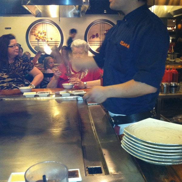 Photo taken at Osaka Japanese Steakhouse &amp; Sushi Bar by David L. on 4/28/2013