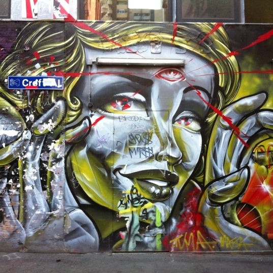 Photo taken at Croft Alley by Jin O. on 11/17/2012