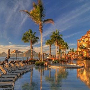 The beach chairs await...