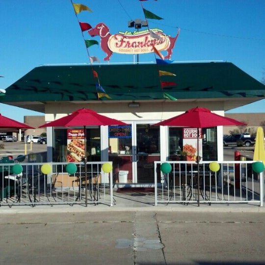 Photo taken at Franky&#39;s Gourmet Hot Dogs by Joe S. on 4/26/2013