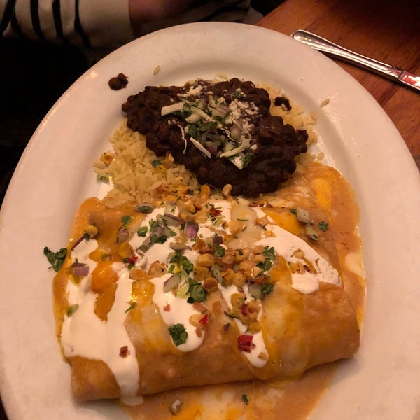 The shrimp enchiladas were tasty! Service was a little too quick though and it felt rushed.