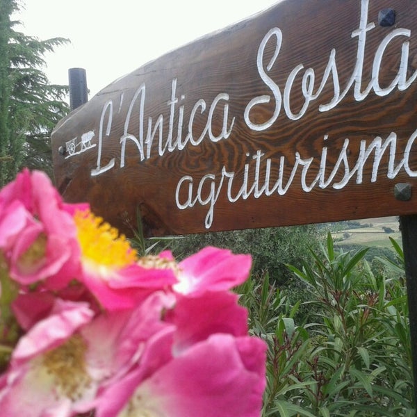 Photo taken at Agriturismo Antica Sosta by Stefano N. on 5/27/2014