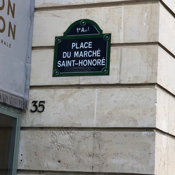 Marché St Honoré четверостишие