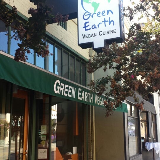 Photo taken at Green Earth Vegan Cuisine by Jade K. on 9/12/2013