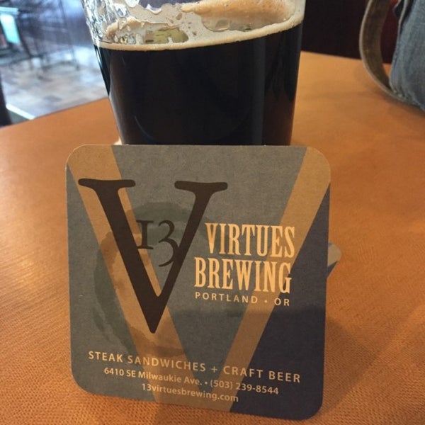 Photo taken at 13 Virtues Brewing Co. by Dene G. on 1/14/2017