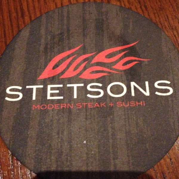 Photo taken at Stetson&#39;s Modern Steak + Sushi by Cecilia R. on 1/1/2014