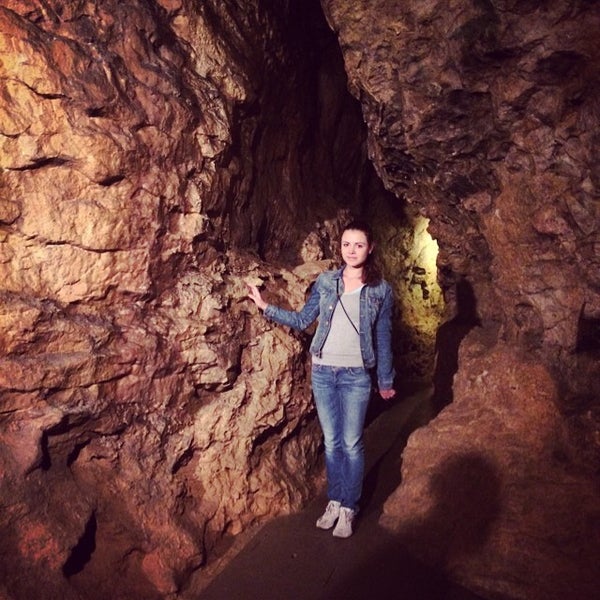 Photo taken at Szemlő-hegyi-barlang by Irina M. on 7/17/2014