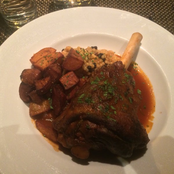 Lamb shank and pork belly risotto both delicious. Risotto was lighter than expected but extra yummy.