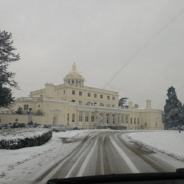 Photo taken at Stoke Park Country Club, Spa &amp; Hotel by Holly C. on 1/18/2013