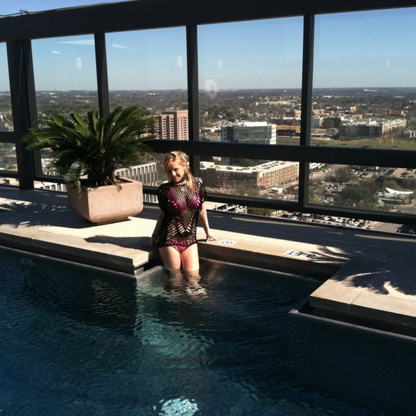 Photo taken at Omni Hotel Pool by Tori R. on 2/1/2013