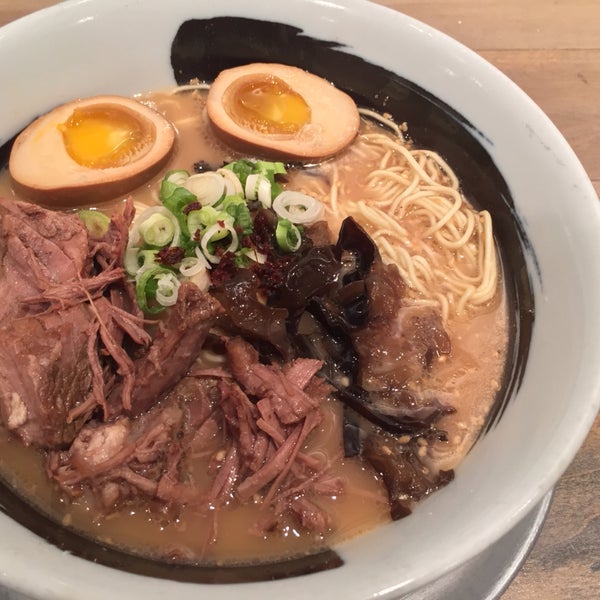 Overcooked noodles, sour eggs, fatty beef. And this is not shoyu ramen... something is off with the broth!