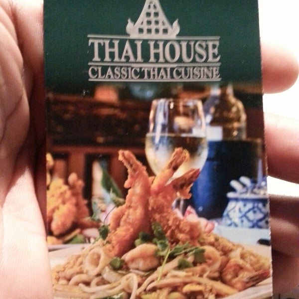 Photo taken at Thai House by JustKdot on 3/21/2014