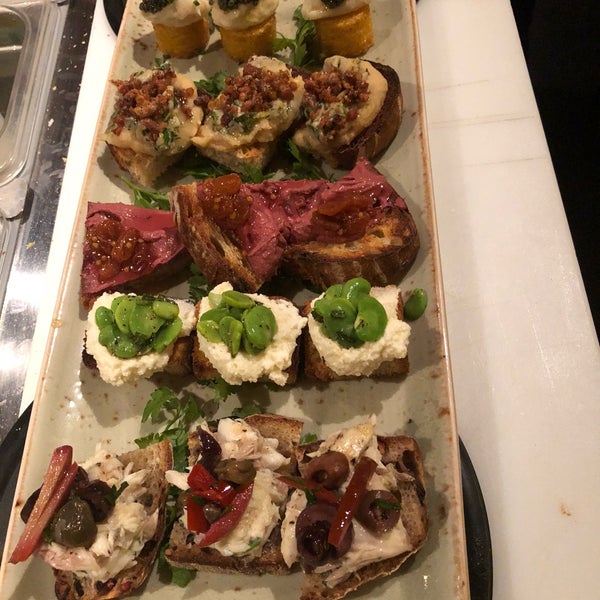 Lots of delicious ‘sfizi’ (small bites) to choose from. Start with a few crostini and a cocktail while you are looking at the menu.