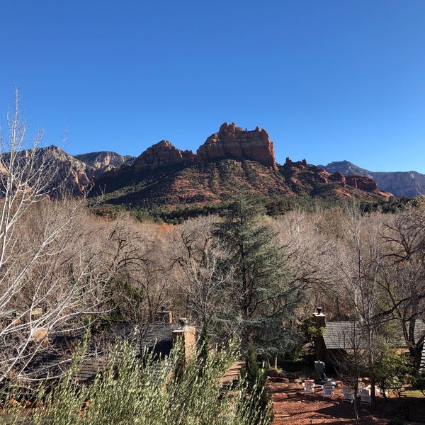 Photo taken at L&#39;Auberge de Sedona by William on 12/16/2020