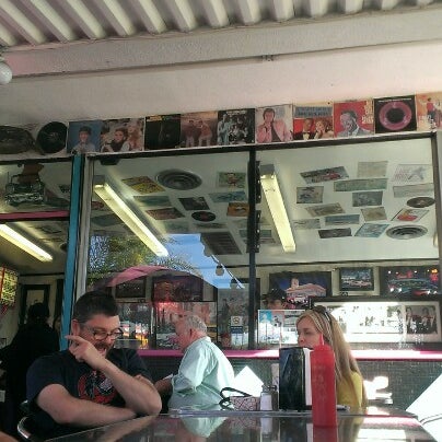 Photo taken at Beeps 50&#39;s Diner by Danny D. on 1/7/2013