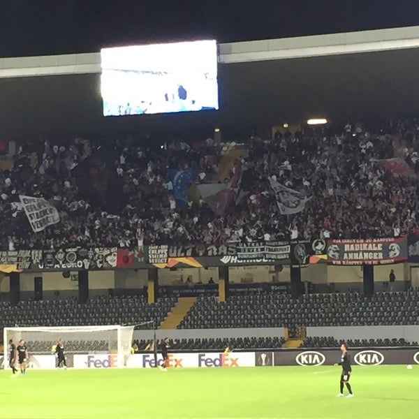 Photo taken at Estádio D. Afonso Henriques by Miguel F. on 10/3/2019