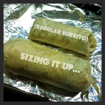 New $15 burrito. Try the challenge. 2 in 45min. Do it, it's free!