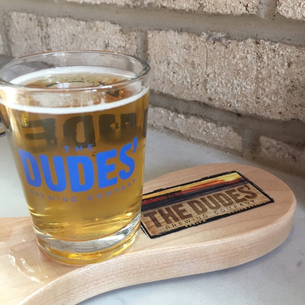 Photo taken at The Dudes&#39; Brewing Co. by Scott J. on 10/24/2018