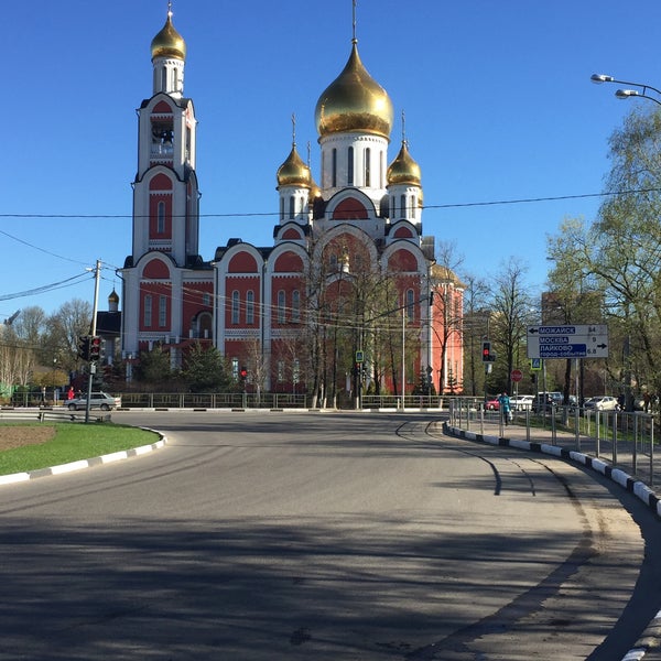 Храм Георгия Победоносца в Одинцово зима