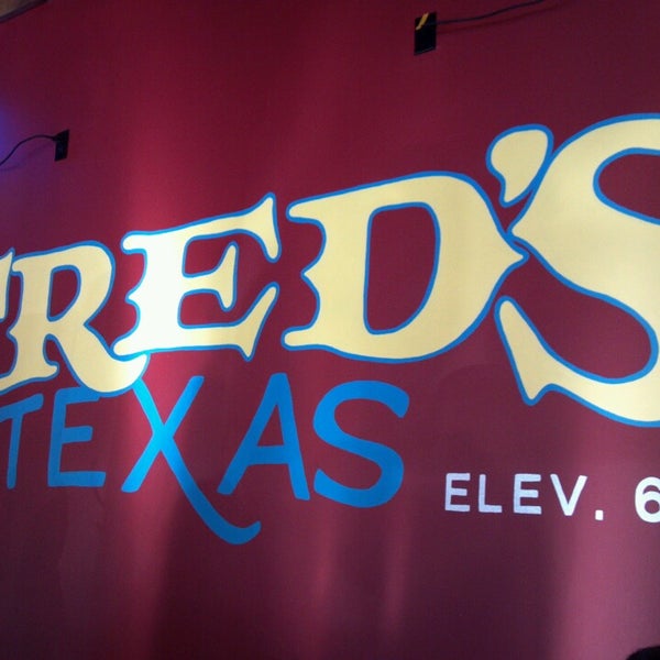 Photo taken at Fred&#39;s Texas Cafe by Christopher W. on 3/30/2013