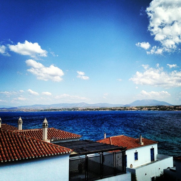 Photo taken at Hotel Spetses by Maria K. on 8/2/2013