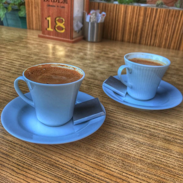 Photo taken at Badem Çikolata &amp; Cafe by Cansu G. on 12/21/2018