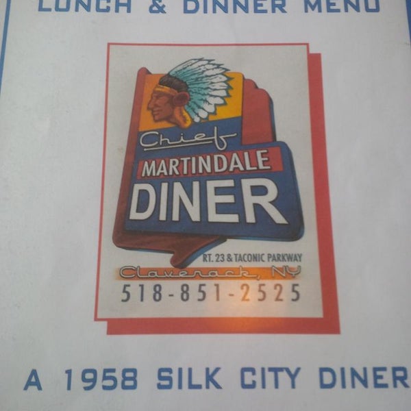Photo taken at Martindale Chief Diner by Debby B. on 7/13/2014