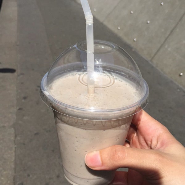 Good banoffee milkshake, and their grenato is good for hot days. Also, we met the NICEST staff member ever, thank you for helping us sort our change!