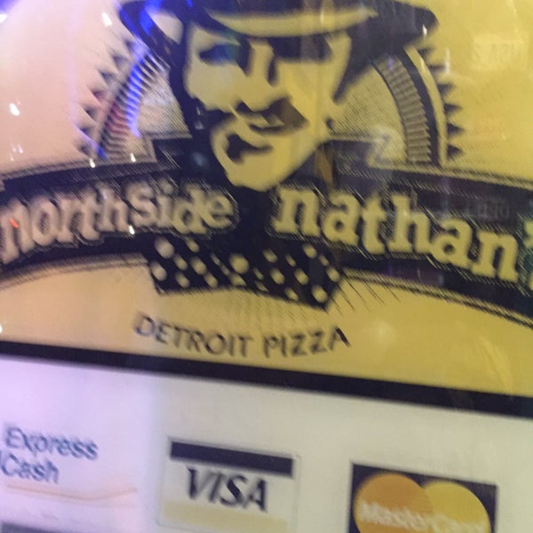Photo taken at Northside Nathan&#39;s Pizza by Fuzzy Dunlop on 11/21/2016