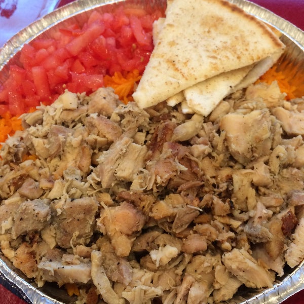 Photo taken at The Halal Guys by Katie R. on 9/23/2015