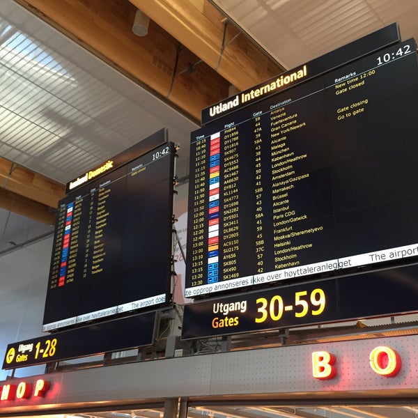 Photo taken at Oslo Airport (OSL) by Roger K. on 4/4/2015