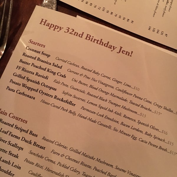 Fruition Restaurant Country Club 37 tips