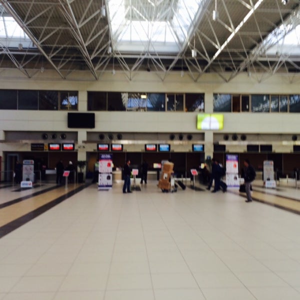 Photo taken at Antalya Airport (AYT) by Onur Ç. on 2/9/2015