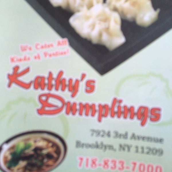 Foto scattata a Kathy&#39;s Dumplings da James G. il 2/17/2014