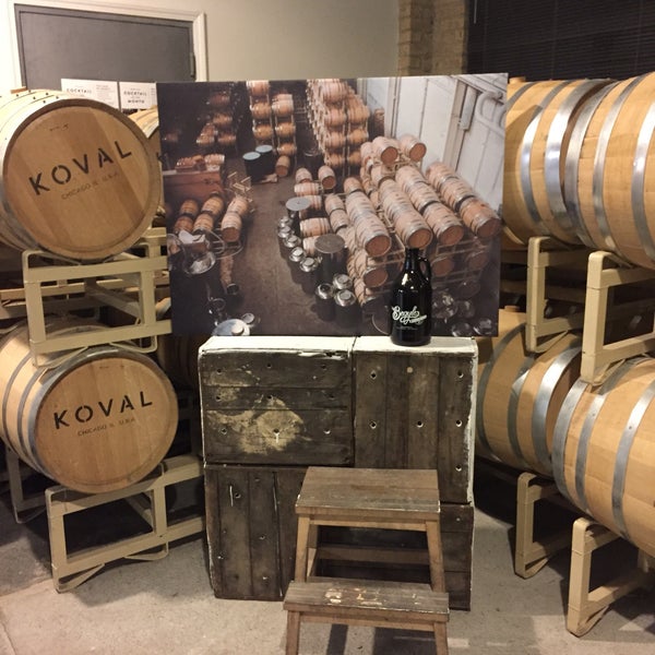 Photo taken at Koval Distillery by Diana S. on 1/12/2017
