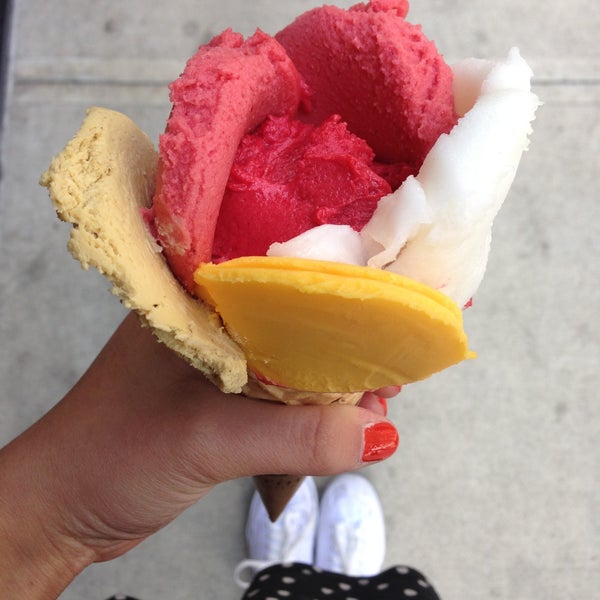 The sorbet flavors are heavenly, always a must stop when I go to the city.
