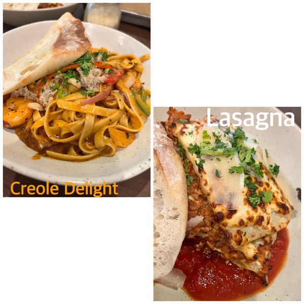 Both the lasagna & Creole Delight are delicious!!! I was worried the creole delight would be too spicy but it’s not. The only spicy part was the andouille which wasn’t too hot.