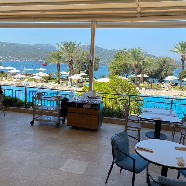 Photo taken at DoubleTree by Hilton Bodrum Isil Club Resort by Behram K. on 8/24/2020