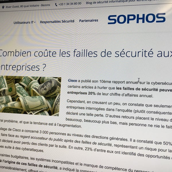 Photo prise au Sophos France par Jérôme V. le2/28/2017