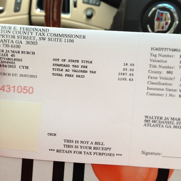 Photos at Fulton County Tax Commissioner Office Greenbriar Atlanta, GA