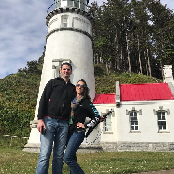 Photo taken at Heceta Lighthouse Bed &amp; Breakfast by Michelle Rose Domb on 5/31/2017