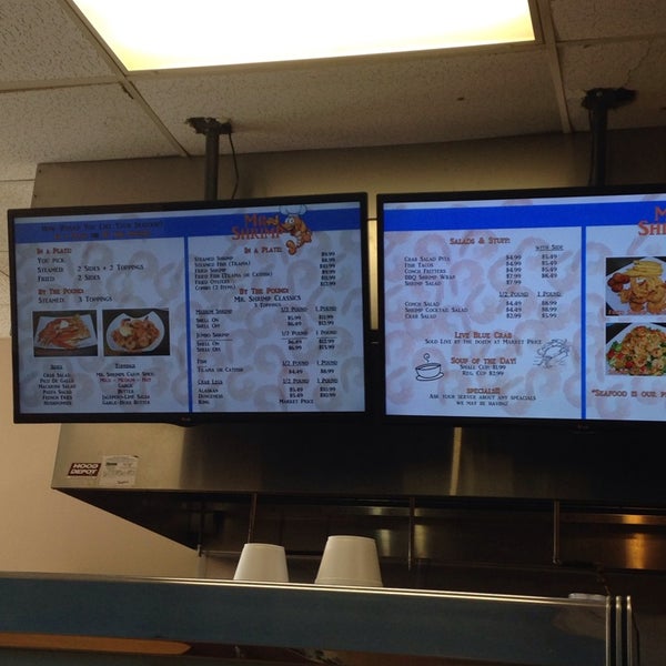 Mr online shrimp menu