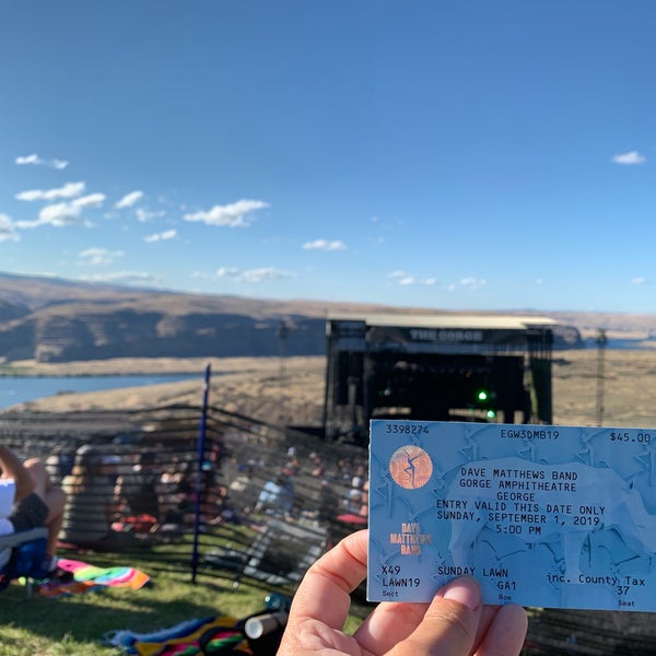 Photo taken at The Gorge Amphitheatre by Lillian M. on 9/2/2019
