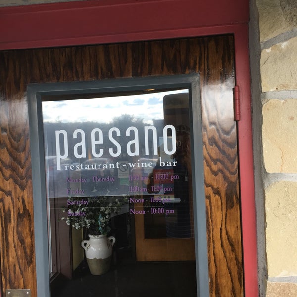 Photo taken at Paesano Italian Restaurant and Wine Bar by Doug S. on 7/24/2017