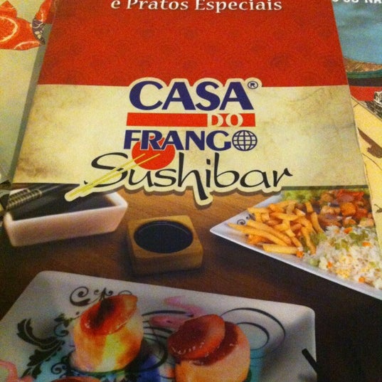 Photo taken at Casa do Frango Sushibar by Juliana C. on 10/8/2012
