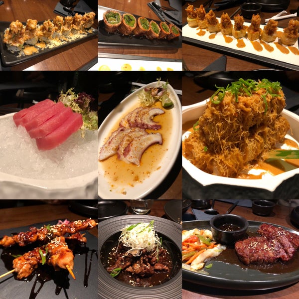 Service (2/2)- Cleanliness (2/2)- Food quality (2/2)- Atmosphere (2/2)- Price (1/2)- Total (9/10): Must to try Kunafa Shrimp Tempura, Octopus sashimi and wagyu steak. Would visit to reward myself